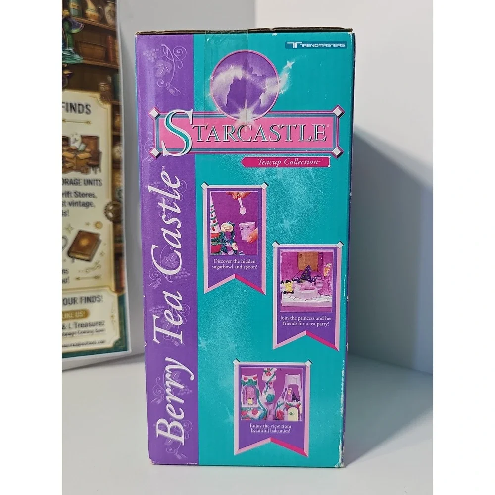 Trendmasters Starcastles Straw Berry Grape Fruit Tea Castle Polly Pocket New NIB